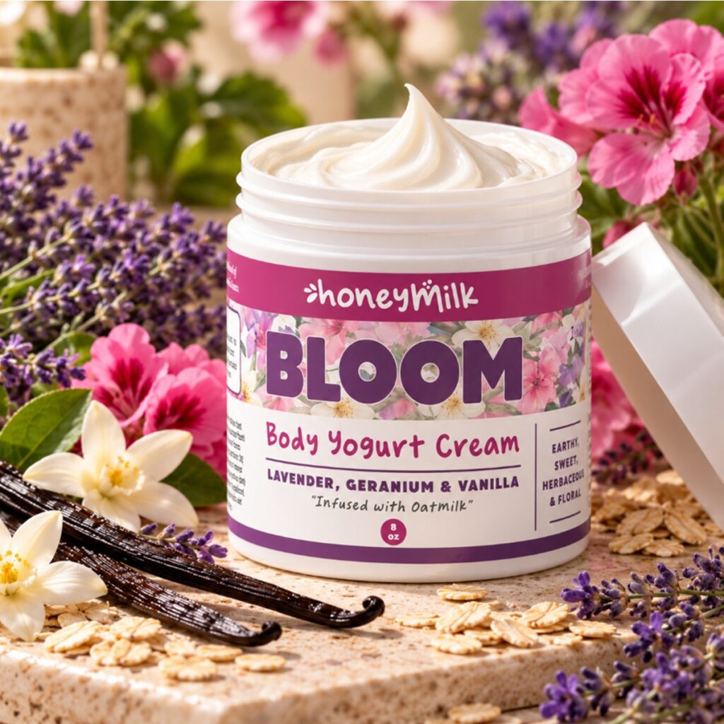 BLOOM Body Yogurt Cream (Lavender, Geranium & Vanilla)