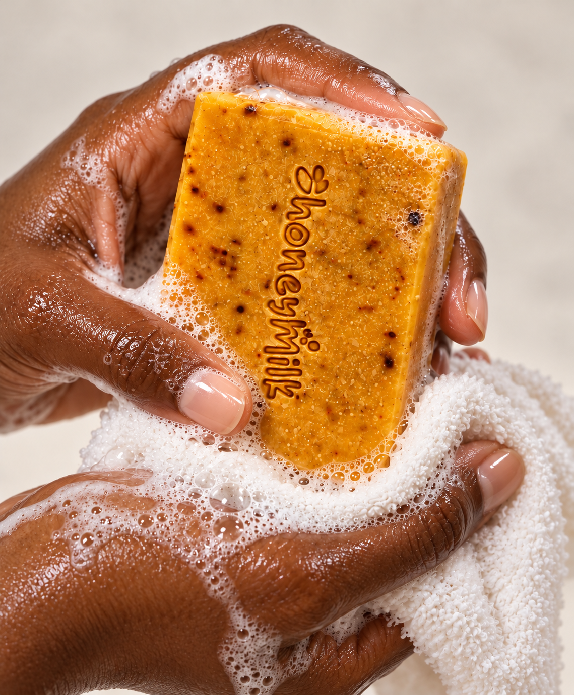 HAPPY (Lemongrass and Tangerine) Soap - Image 2