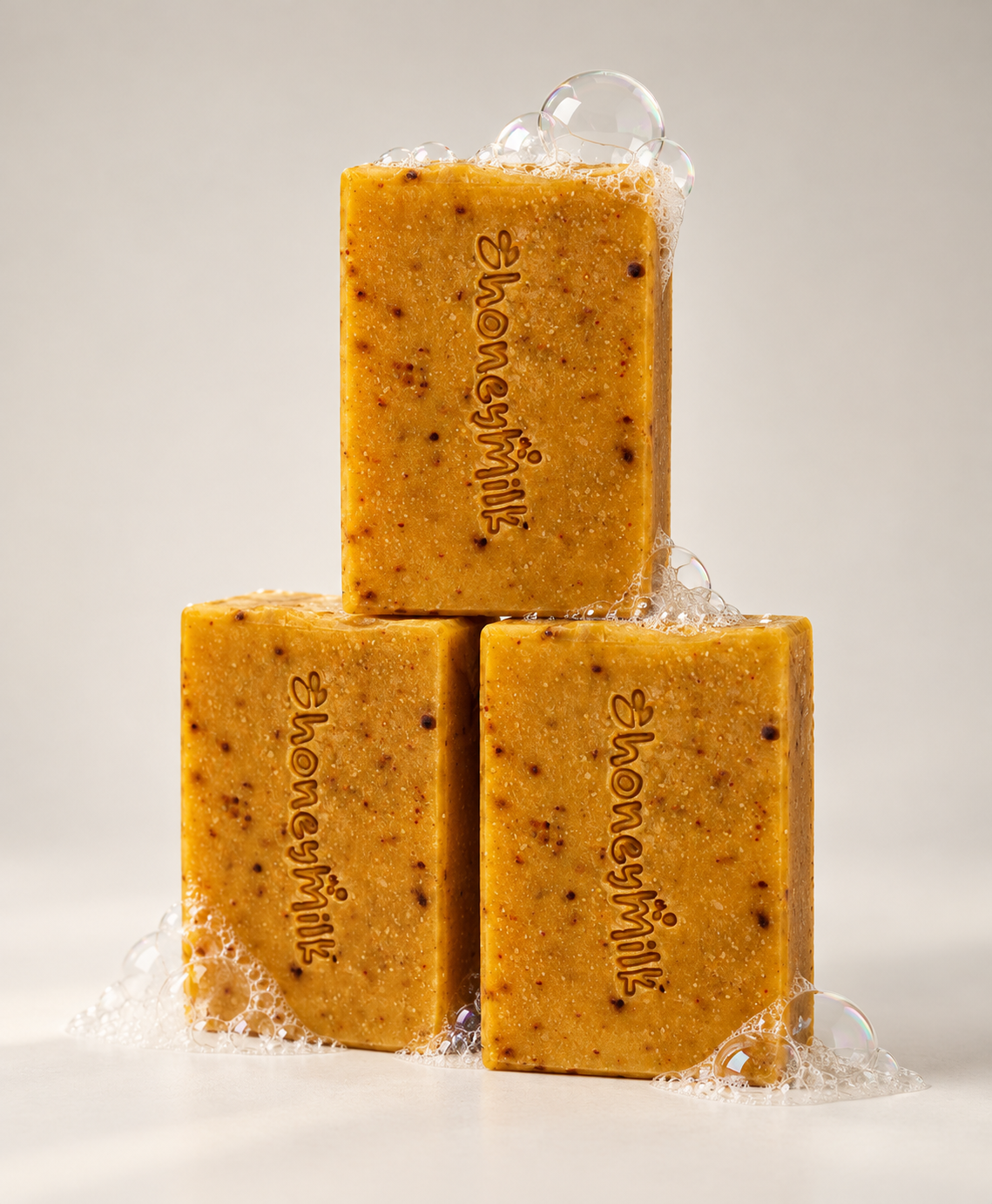 HAPPY (Lemongrass and Tangerine) Soap - Image 3
