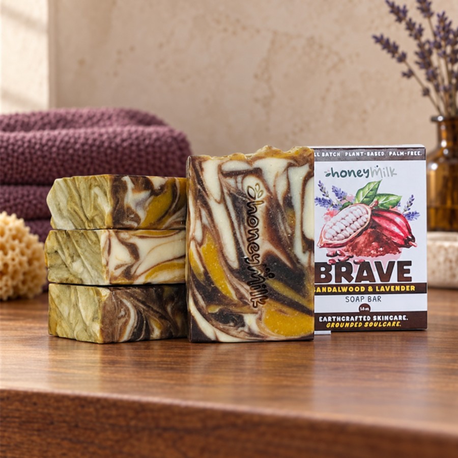 BRAVE (Cocoa, Sandalwood and Lavender) Soap