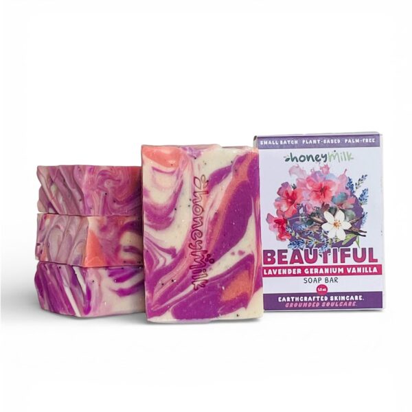 BEAUTIFUL (Lavender, Geranium Vanilla) Soap