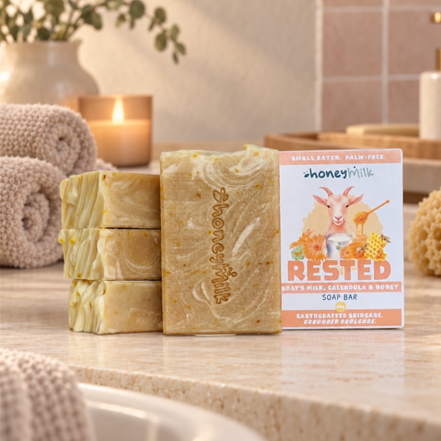 RESTED (Goats Milk, Honey and Calendula) Soap