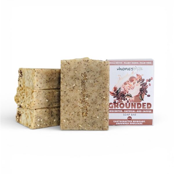 GROUNDED ( Unscented Coffee and Oats) Soap