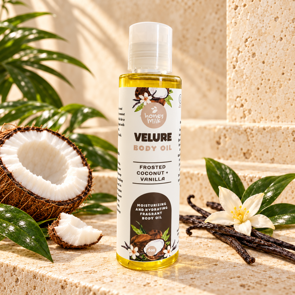 VELURE Body Oil (Frosted Coconut and Vanilla)