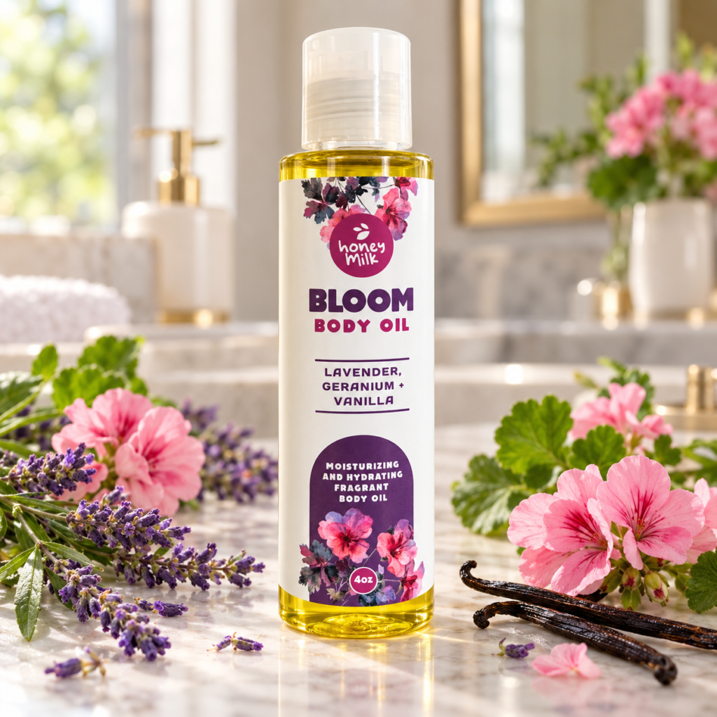 BLOOM Body Oil (Lavender Geranium Vanilla)