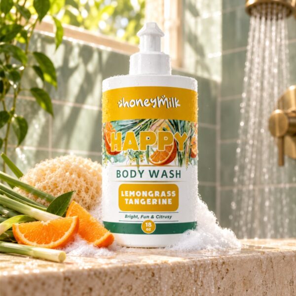 HAPPY (Lemongrass and Tangerine) Bodywash