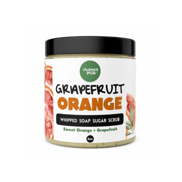 Orange Grapefruit Whipped Sugar Scrub