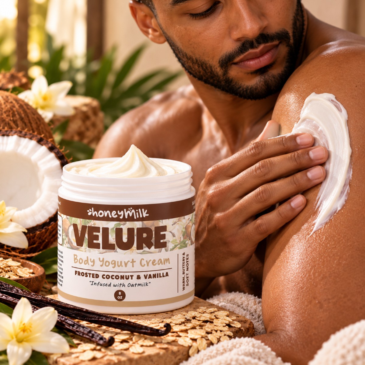 VELURE Body Yogurt Cream (Coconut Vanilla) - Image 2