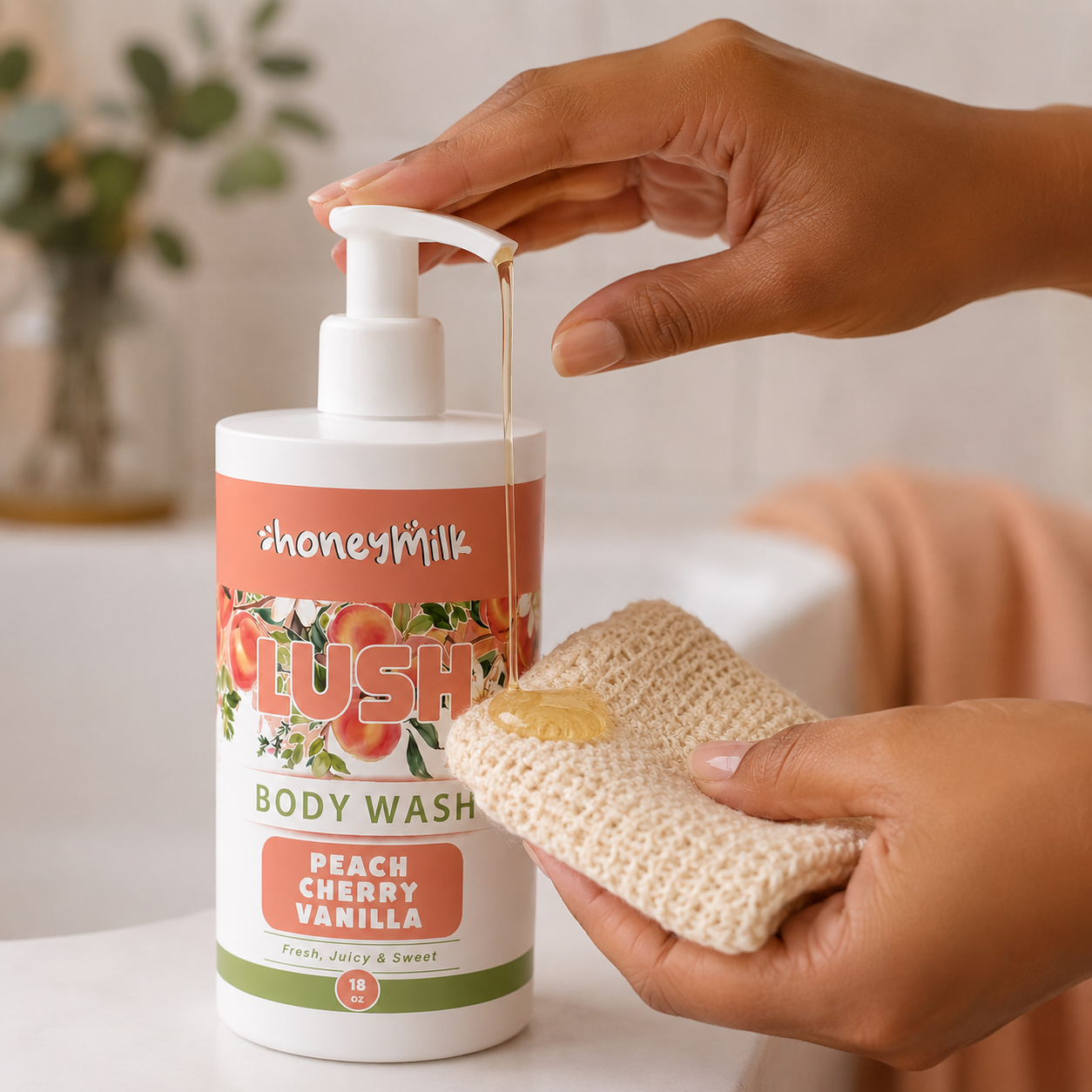 LUSH Bodywash (Gingered Peach Vanilla) - Image 2