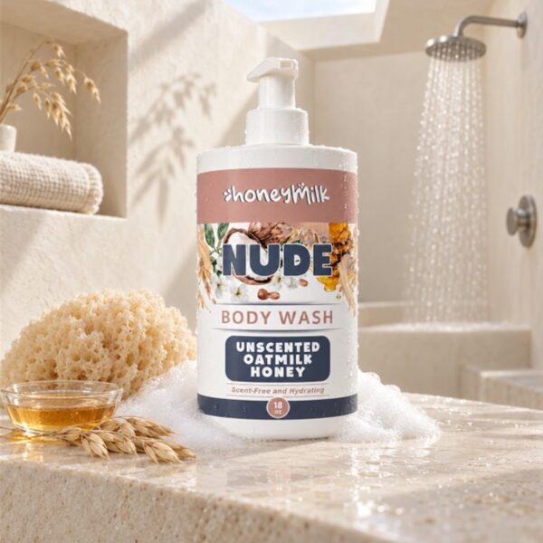 NUDE Bodywash (Unscented Oatmilk Honey)