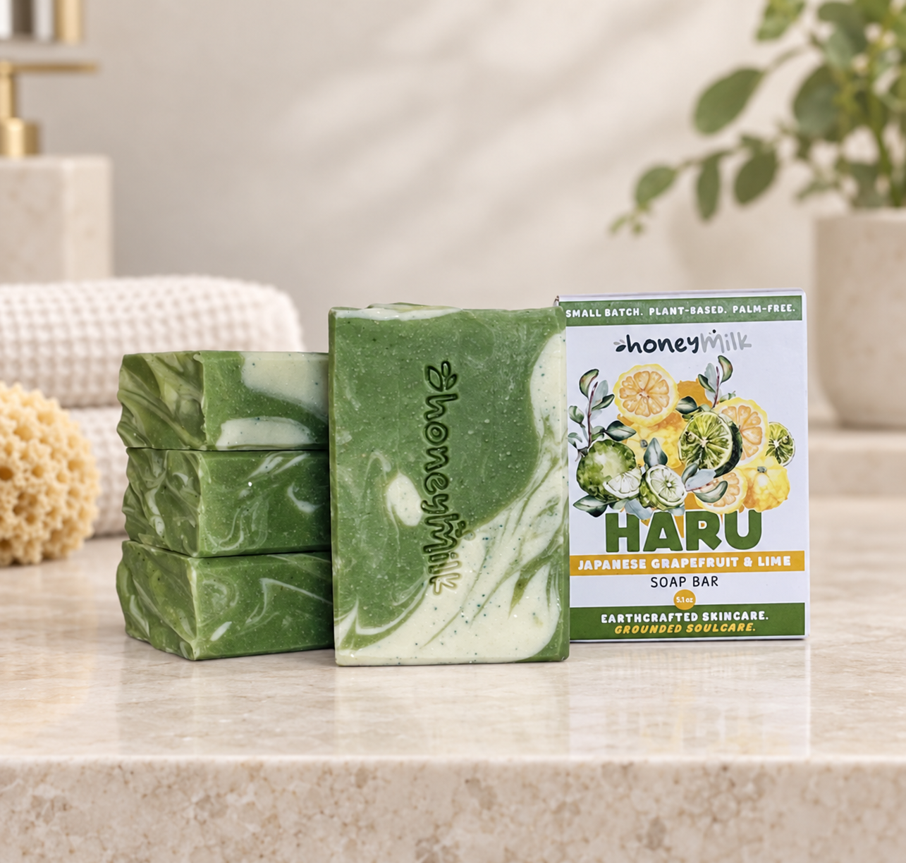 HARU (Japanese Grapefruit and Lime) Soap Bar