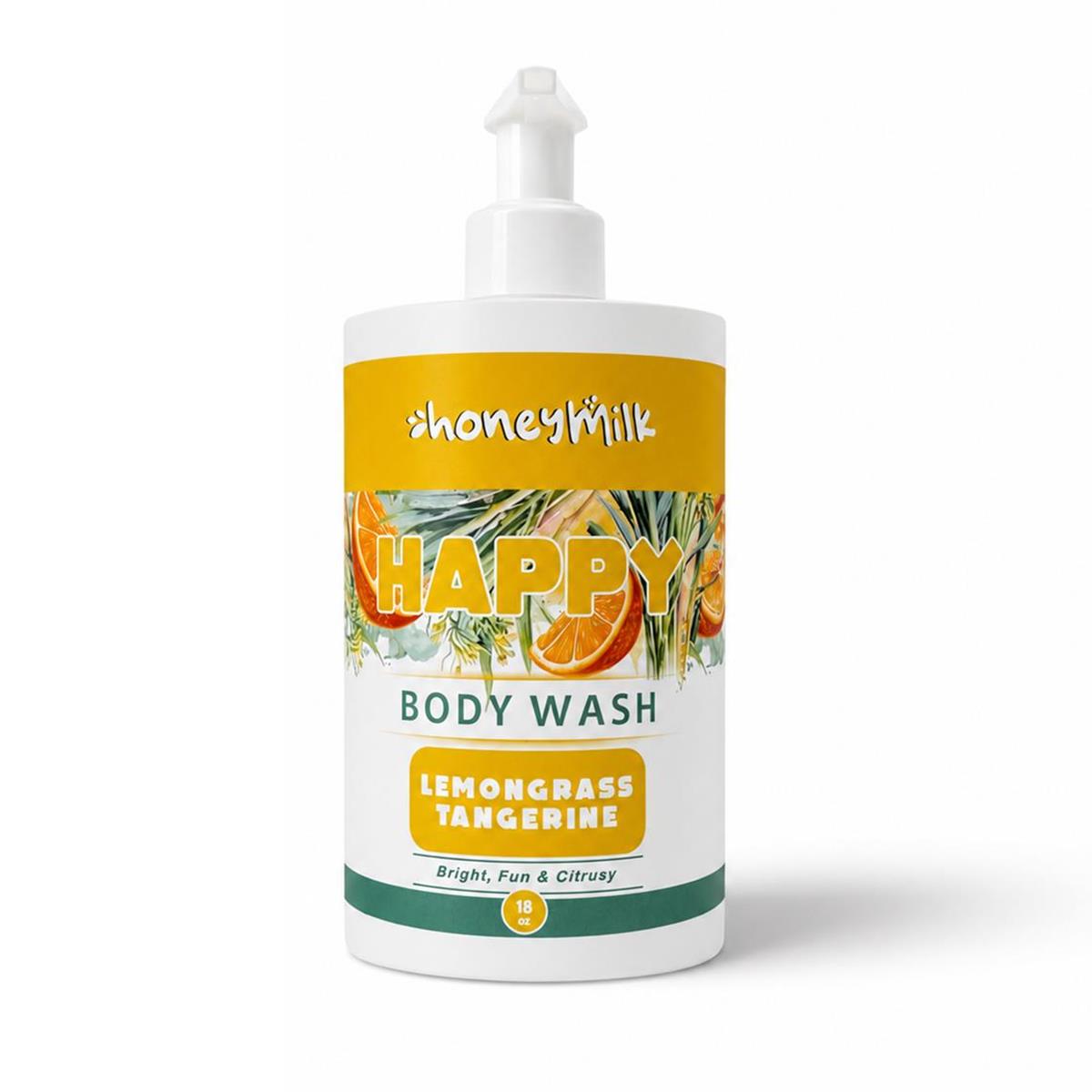 HAPPY (Lemongrass and Tangerine) Bodywash